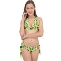 Folk flowers art pattern Floral  Tie It Up Bikini Set View1