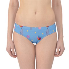 Baby Elephant Flying On Balloons Hipster Bikini Bottoms by SychEva