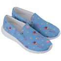 Baby Elephant Flying On Balloons Women s Lightweight Slip Ons View3