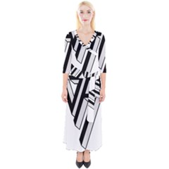 C270085b012480854de2b06333c4aa62 Jpg Cf Quarter Sleeve Wrap Maxi Dress by GlitterRiot