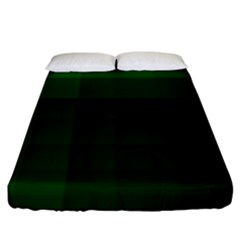 Zappwaits-green Fitted Sheet (king Size) by zappwaits