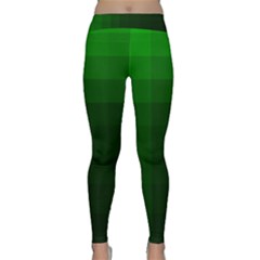 Zappwaits-green Classic Yoga Leggings by zappwaits