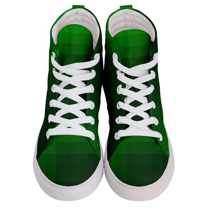 Zappwaits-green Women s Hi-Top Skate Sneakers