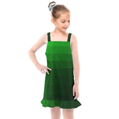 Zappwaits-green Kids  Overall Dress by zappwaits