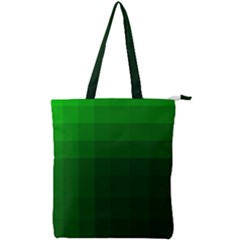 Zappwaits-green Double Zip Up Tote Bag by zappwaits