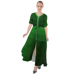 Zappwaits-green Waist Tie Boho Maxi Dress by zappwaits