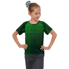 Zappwaits-green Kids  Mesh Piece Tee