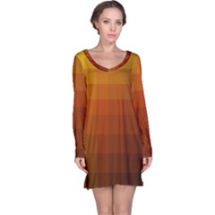 Zappwaits - Color Gradient Long Sleeve Nightdress by zappwaits