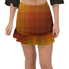 Zappwaits - Color Gradient Fishtail Mini Chiffon Skirt by zappwaits