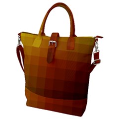 Zappwaits - Color Gradient Buckle Top Tote Bag by zappwaits