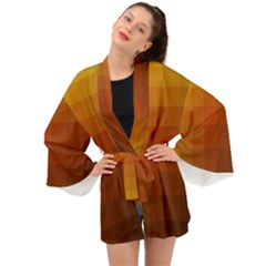 Zappwaits - Color Gradient Long Sleeve Kimono by zappwaits