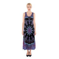 Framed Mandala Sleeveless Maxi Dress by MRNStudios