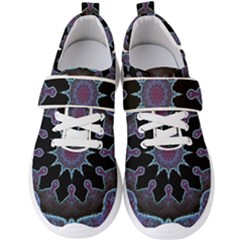 Framed Mandala Men s Velcro Strap Shoes by MRNStudios