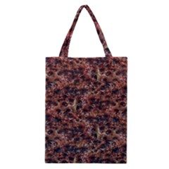 Warm Abstract Surface Print Classic Tote Bag by dflcprintsclothing