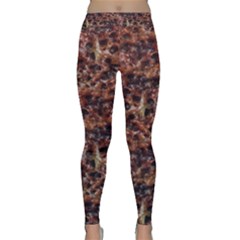 Warm Abstract Surface Print Classic Yoga Leggings by dflcprintsclothing