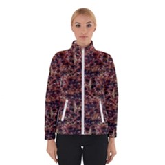 Warm Abstract Surface Print Winter Jacket by dflcprintsclothing