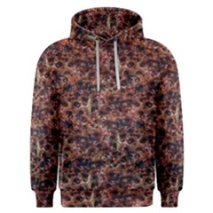 Warm Abstract Surface Print Men s Overhead Hoodie by dflcprintsclothing