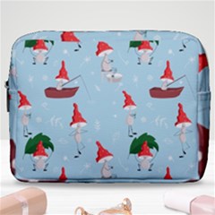 Funny Mushrooms Go About Their Business Make Up Pouch (large) by SychEva