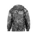 Grey And White Grunge Camouflage Abstract Print Kids  Zipper Hoodie View2