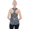 Grey And White Grunge Camouflage Abstract Print Piece Up Tank Top View2