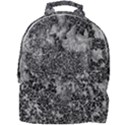 Grey And White Grunge Camouflage Abstract Print Mini Full Print Backpack View1