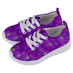 Fantasy Flowers In Paradise Calm Style Kids  Lightweight Sports Shoes by pepitasart