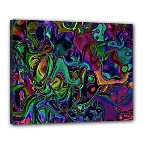 Brain Melt Canvas 20  X 16  (stretched) by MRNStudios