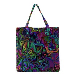 Brain Melt Grocery Tote Bag by MRNStudios