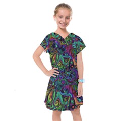 Brain Melt Kids  Drop Waist Dress by MRNStudios