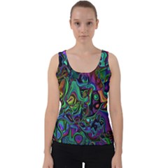 Brain Melt Velvet Tank Top by MRNStudios