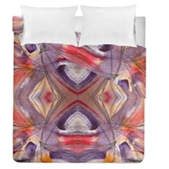 Abstract Petals Symmetry Duvet Cover Double Side (queen Size) by kaleidomarblingart