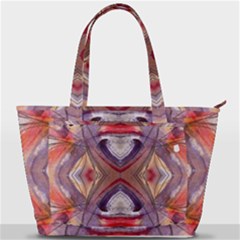 Abstract Petals Symmetry Back Pocket Shoulder Bag  by kaleidomarblingart