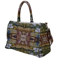 Abstract Symmetry Duffel Travel Bag by kaleidomarblingart