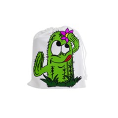 Cactus Drawstring Pouch (medium) by IIPhotographyAndDesigns