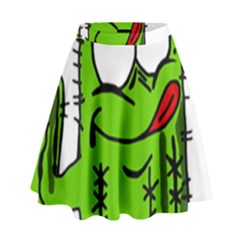 Cactus High Waist Skirt by IIPhotographyAndDesigns