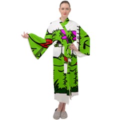 Cactus Maxi Velour Kimono by IIPhotographyAndDesigns