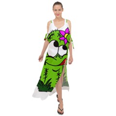 Cactus Maxi Chiffon Cover Up Dress by IIPhotographyAndDesigns