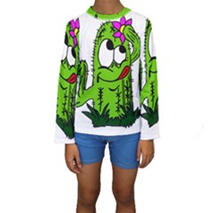 Cactus Kids  Long Sleeve Swimwear by IIPhotographyAndDesigns