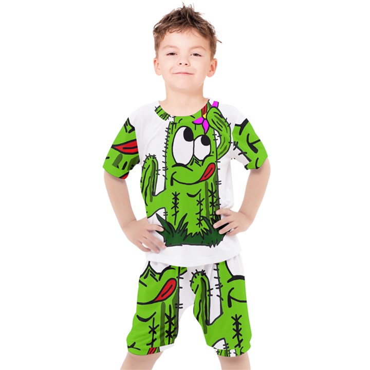 Cactus Kids  Tee and Shorts Set