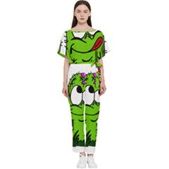 Cactus Batwing Lightweight Jumpsuit by IIPhotographyAndDesigns