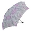 Pink Biro Repeats I Mini Folding Umbrellas View2