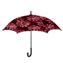 Folk flowers art pattern  Hook Handle Umbrellas (Small) View3