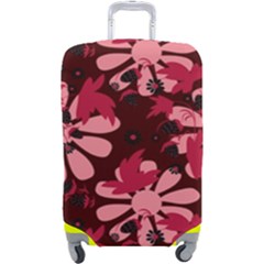 Folk Flowers Art Pattern  Luggage Cover (large) by Eskimos