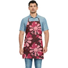 Folk Flowers Art Pattern  Kitchen Apron by Eskimos