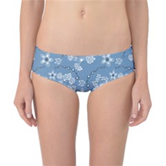 Folk Flowers Art Pattern  Classic Bikini Bottoms by Eskimos