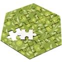 Folk flowers art pattern  Wooden Puzzle Hexagon View3