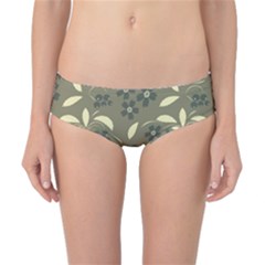 Folk Flowers Art Pattern  Classic Bikini Bottoms by Eskimos