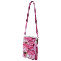 Magenta Bouquet Multi Function Travel Bag by kaleidomarblingart