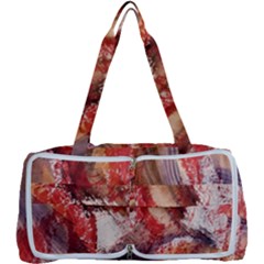 Abstract Red Petals Multi Function Bag by kaleidomarblingart