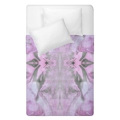 Pastels Symmetry Duvet Cover Double Side (single Size) by kaleidomarblingart